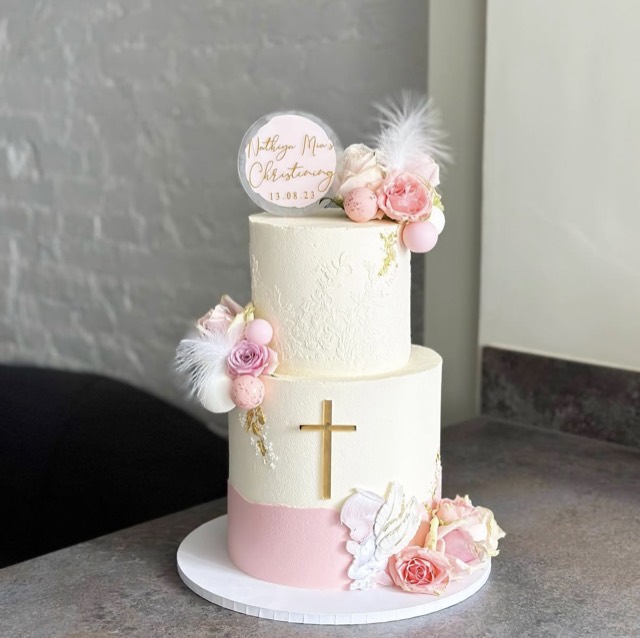 Christening cake design 6